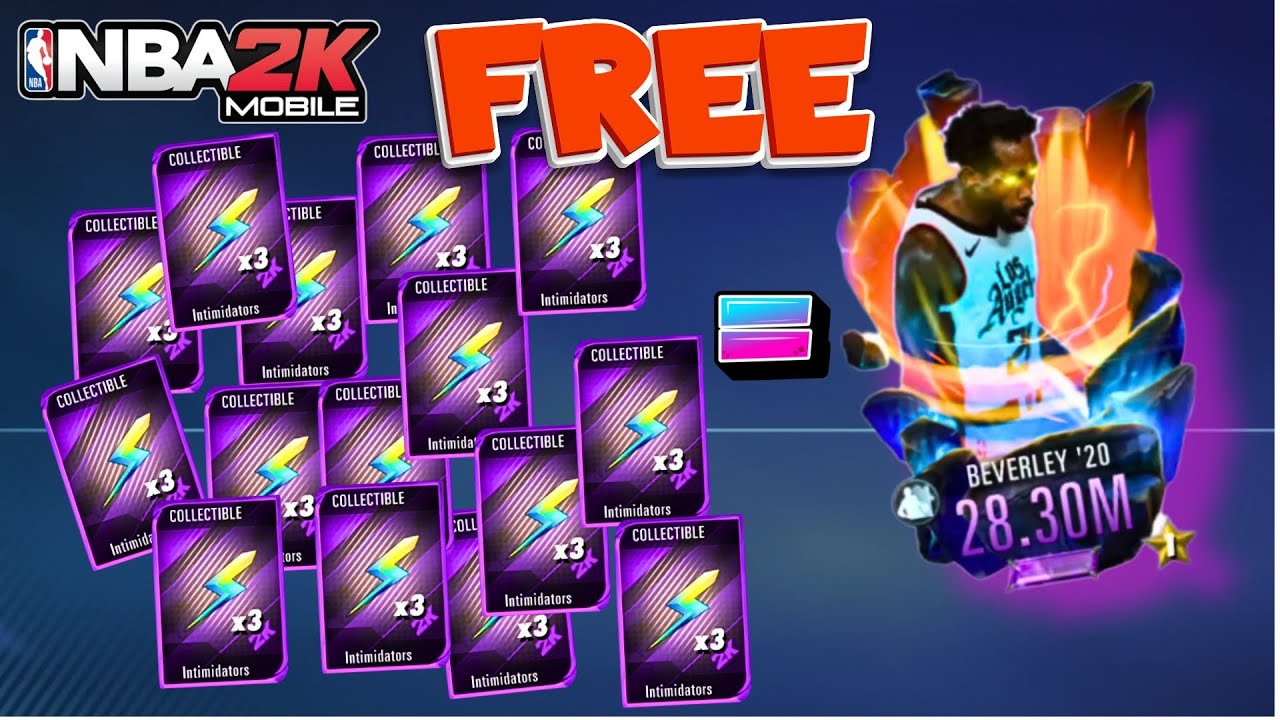 EASY WAY TO GET LOTS OF INTIMIDATORS COLLECTIBLES & UNLOCK ARACANA PATRICK BEVERLY IN NBA 2K MOBILE