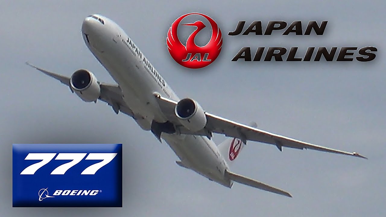 Japan Airlines Boeing 777-300ER Takeoff at New York JFK Int'l Airport