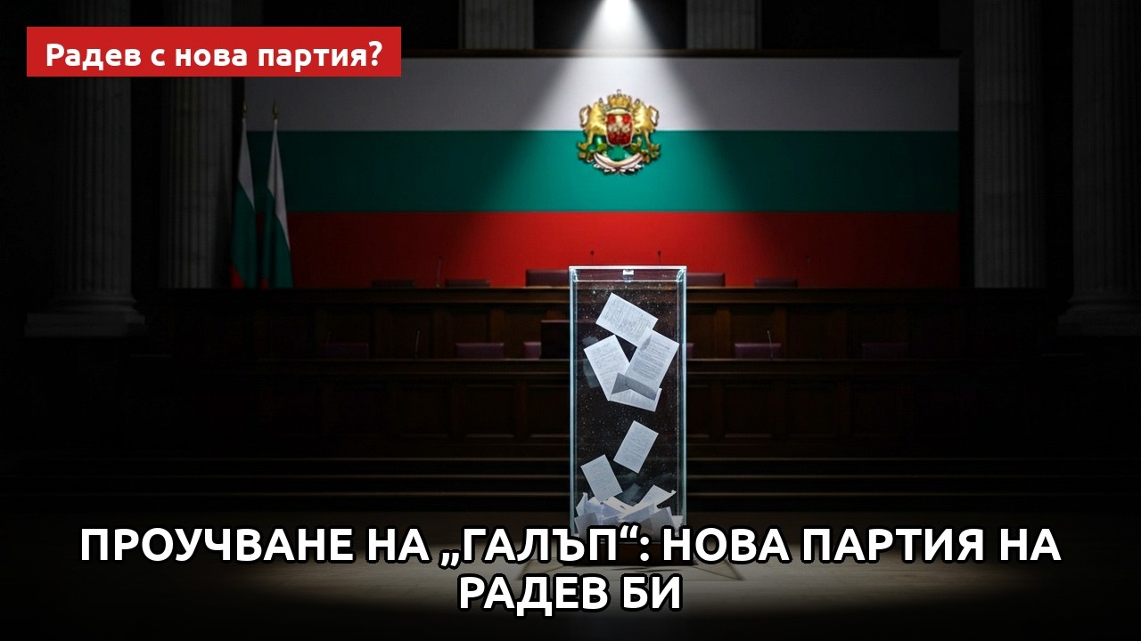 Проучване на „Галъп“: Нова партия на Радев би променила всичко