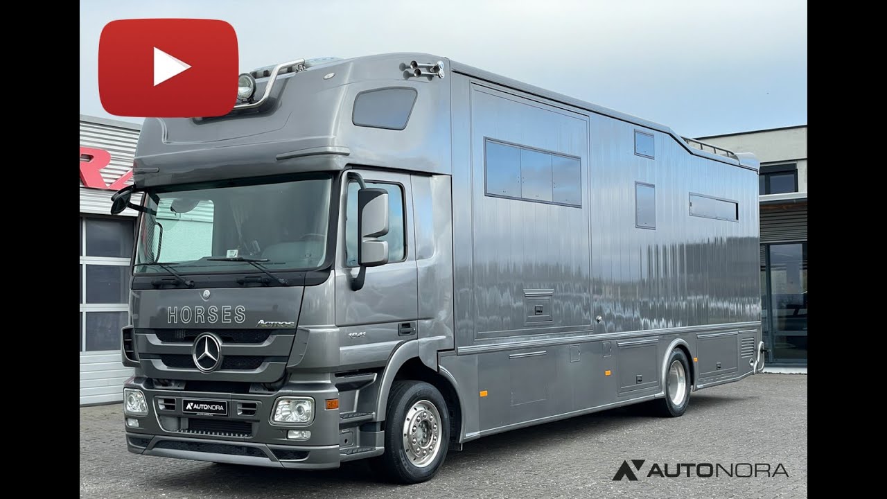 Mercedes-Benz Actros 1841 Pferdetransporter mit luxuriöser Wohnung