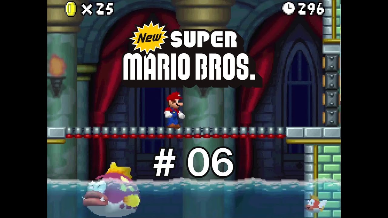 New Super Mario Bros DS 🍄 # 06 Die bösen Meerestiere von Welt 3 🍄 Let's Play