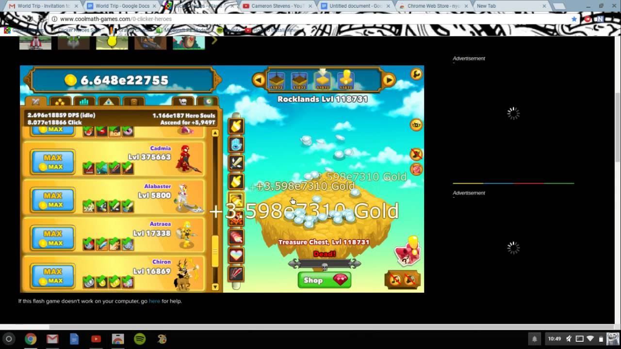 my first ascension clicker heroes