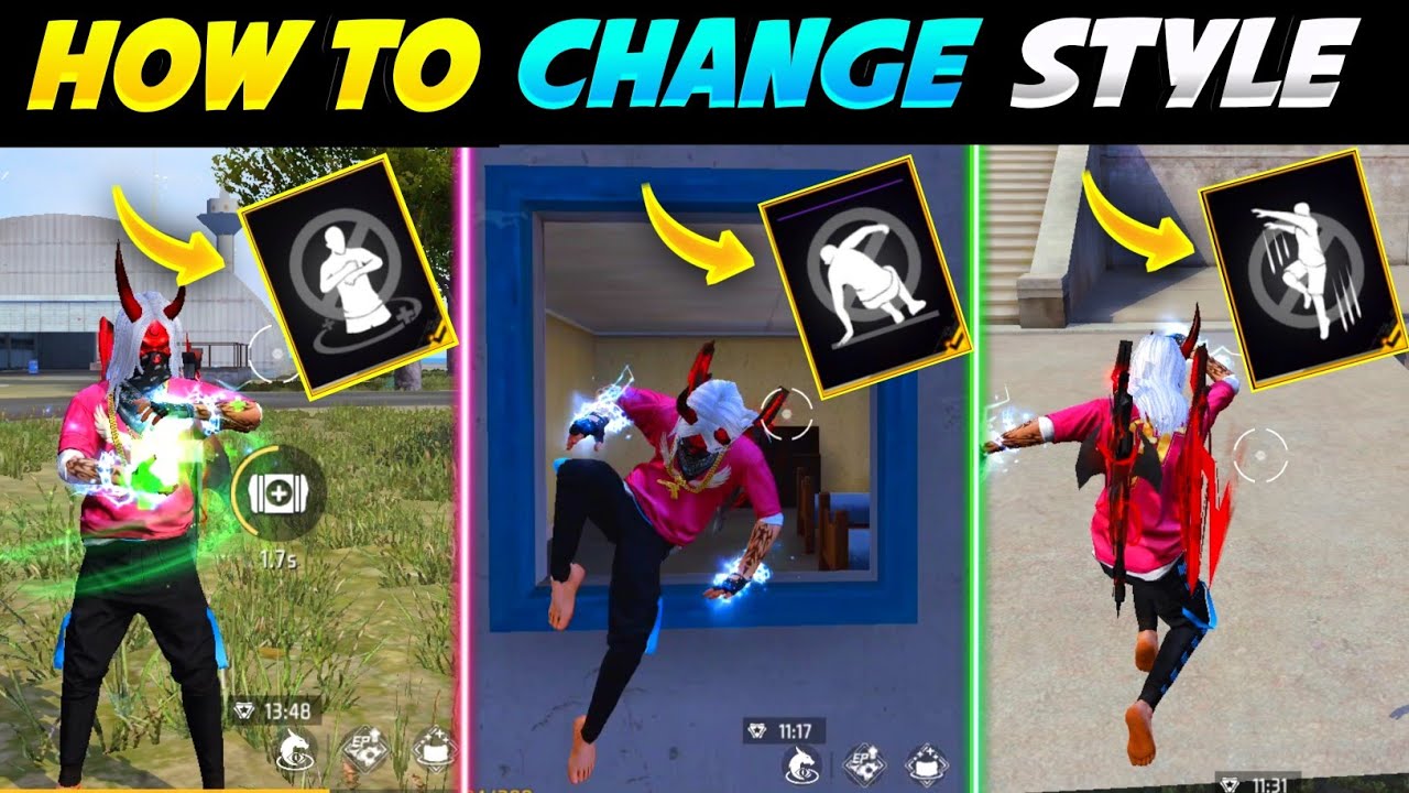 HOW TO CHANGE MEDIKIT POSTURE & JUMP WINDOW POSTURE & FALLING POSTURE  | JUMP & MEDIKIT SETTINGS