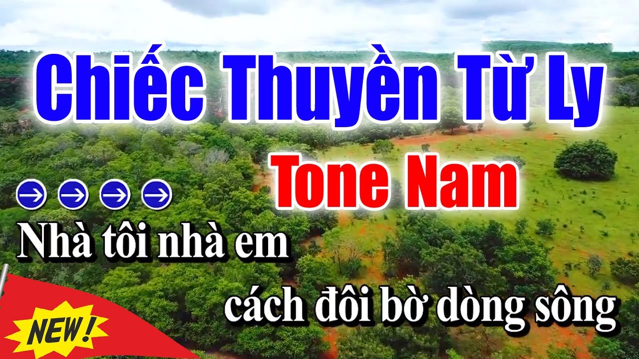 Karaoke Chiếc Thuyền Từ Ly Tone Nam | Nhạc Sống Thanh Duy