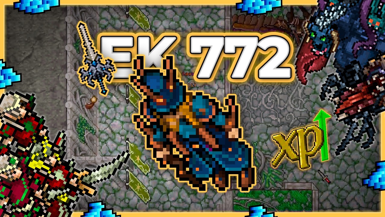 EK 772 Hunt Solo Summer Courts 5.1kk/h Raw + 1kk Profit - Tibia Hunt [15.23]