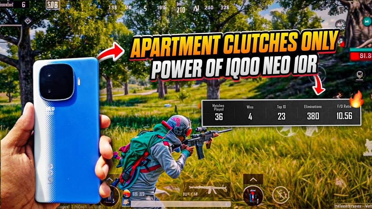  APARTMENT CLUTCHES ONLY 🔱• BGMI 4.1 GAMEPLAY💥•Best for Gaming?