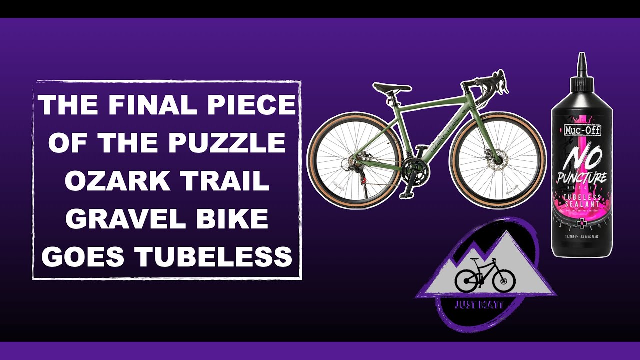 TUBELESS CONVERSION OZARK  TRAIL RIDGE GRAVEL BIKE