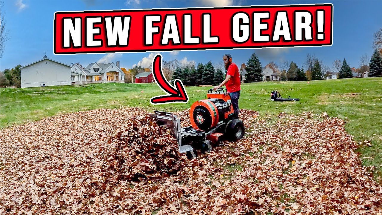 Ultimate Fall Cleanup Setup Revealed! ► New Leaf Plow, Vertex Bagger & RedMax EBZ9000 Blower!