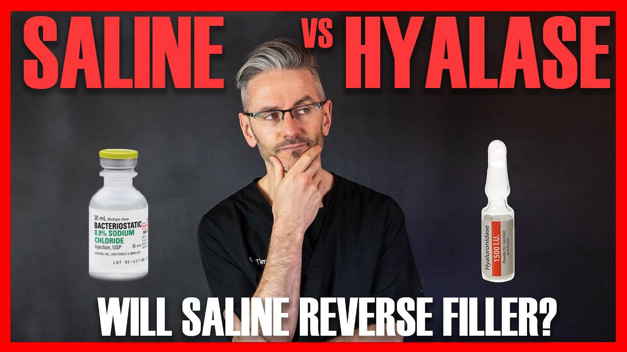 CAN SALINE REVERSE FILLER? Is saline an alternative to hyaluronidase? ​[Aesthetics Mastery Show]