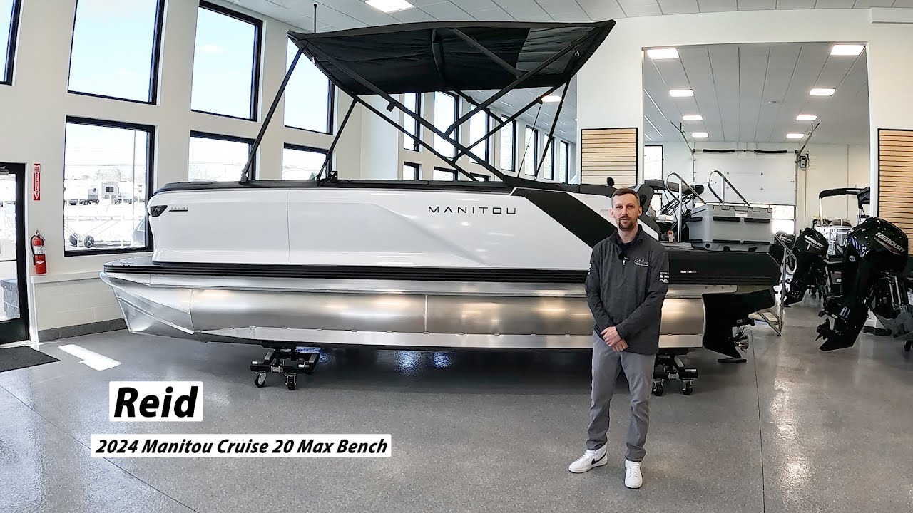 Our Sales Pro Reid Recommends the 2024 Manitou Cruise 20 Max Bench!