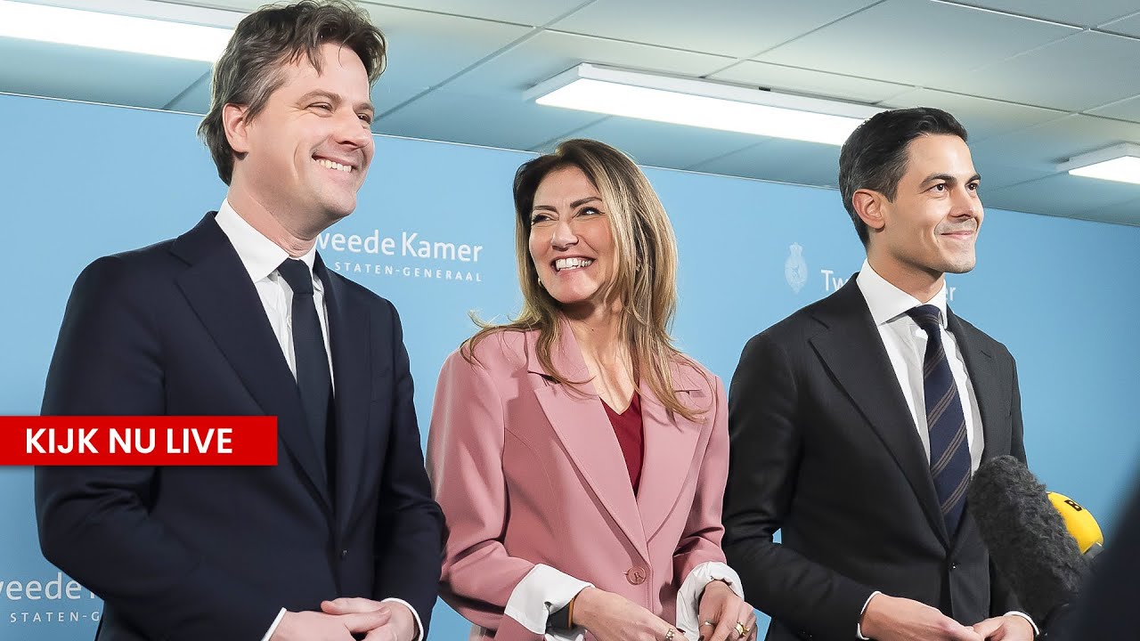 KIJK LIVE: D66, VVD en CDA presenteren akkoord ’Aan de slag’