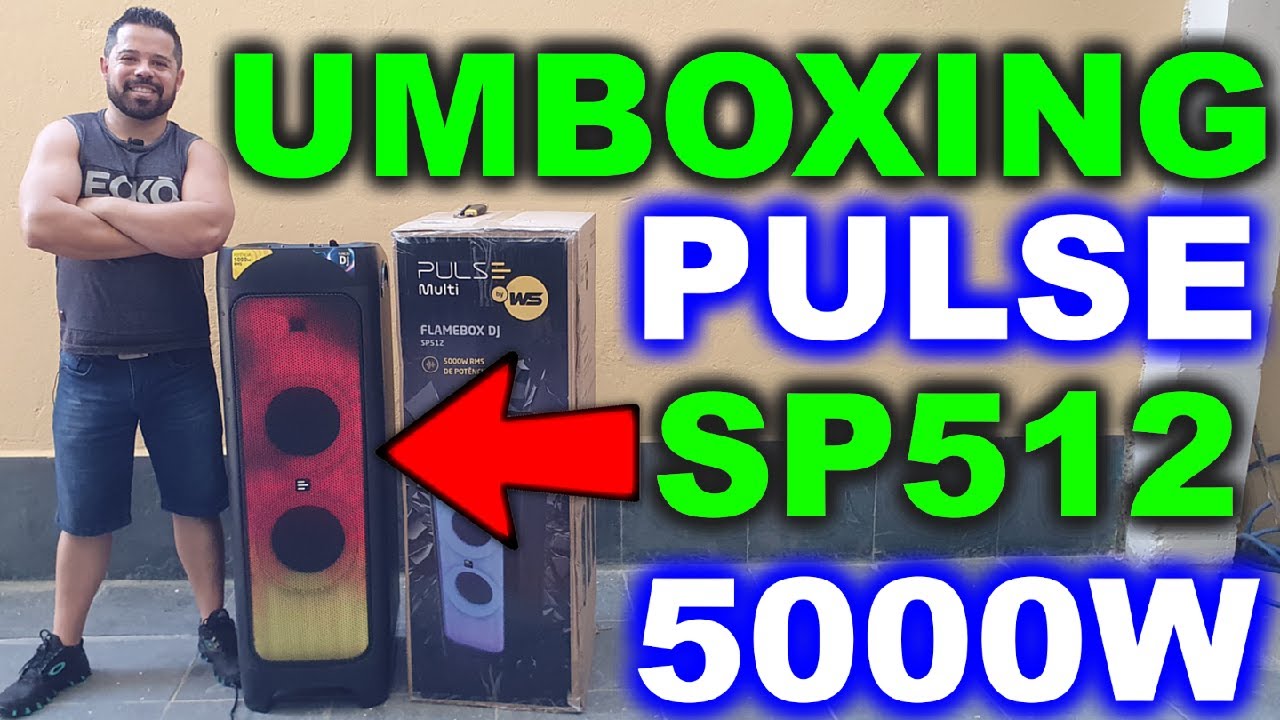 🟢 Pulse sp512 Unboxing Com Primeiras Impressões (QUE GRAVE AGRESSIVO É ESSE?)