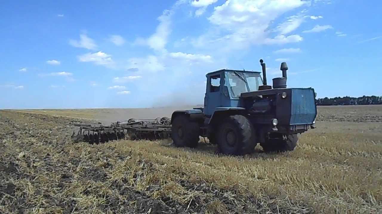 Трактор Т-150К и БДТ-7. с.Дмитровка.