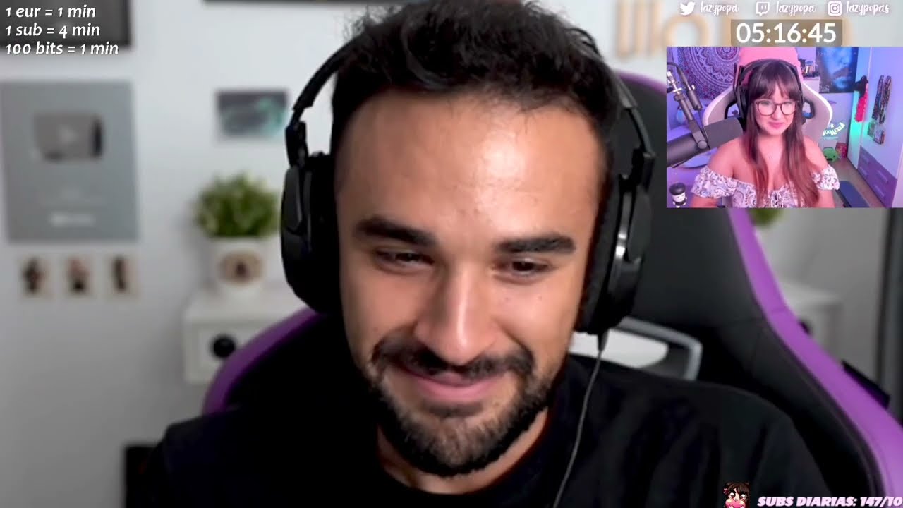 Lazypopa reacciona a 