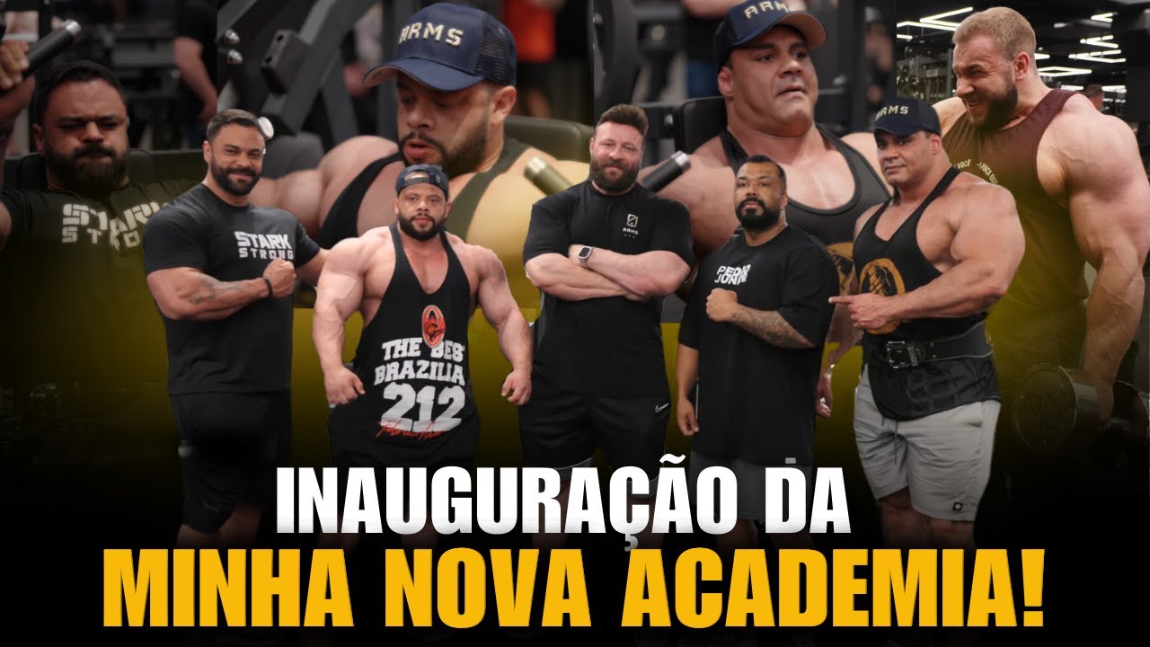 MEUS ATLETAS ESTREARAM MINHA NOVA ACADEMIA!