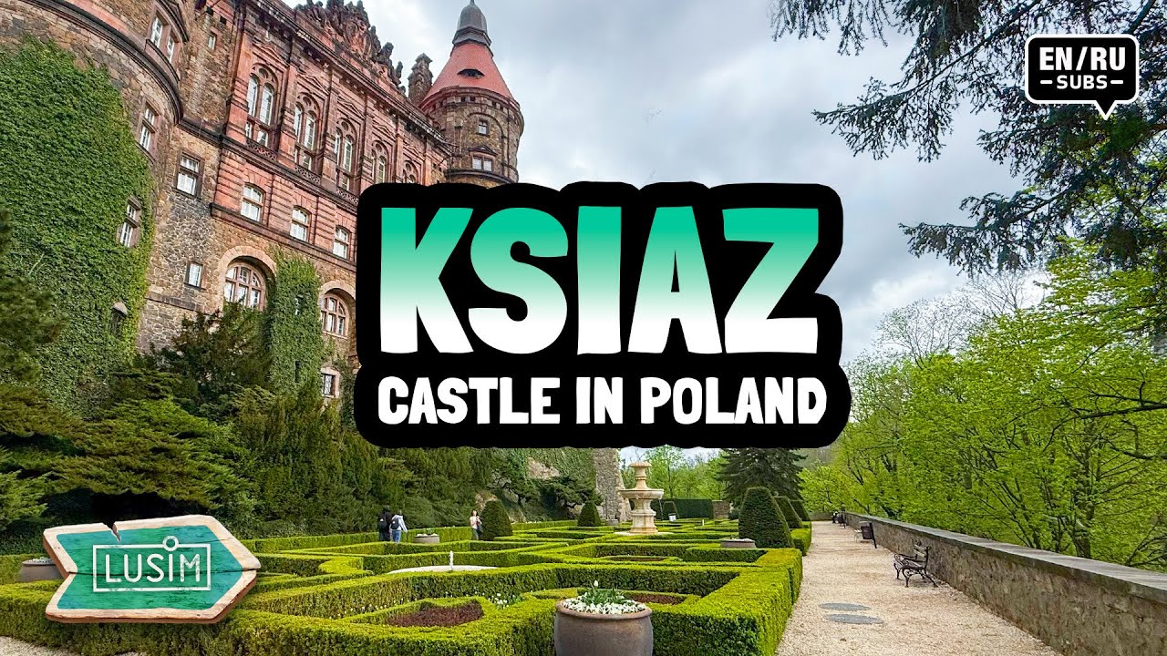 Замок Ксёнж: сады-террасы и тайны подземелий | Ksiaz Castle: Princess Daisy & Golden Train | Poland