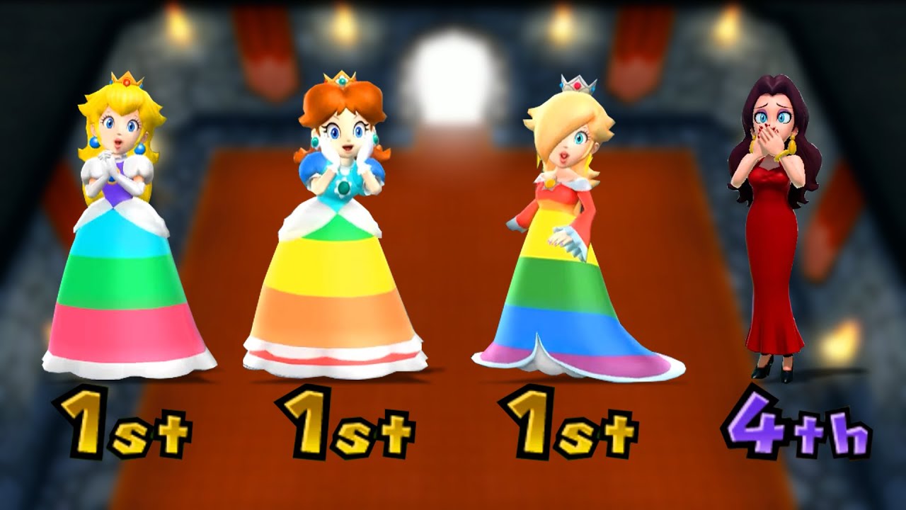 【マリオパーティ9】 4人プレイのプリンセスバトルミニゲーム