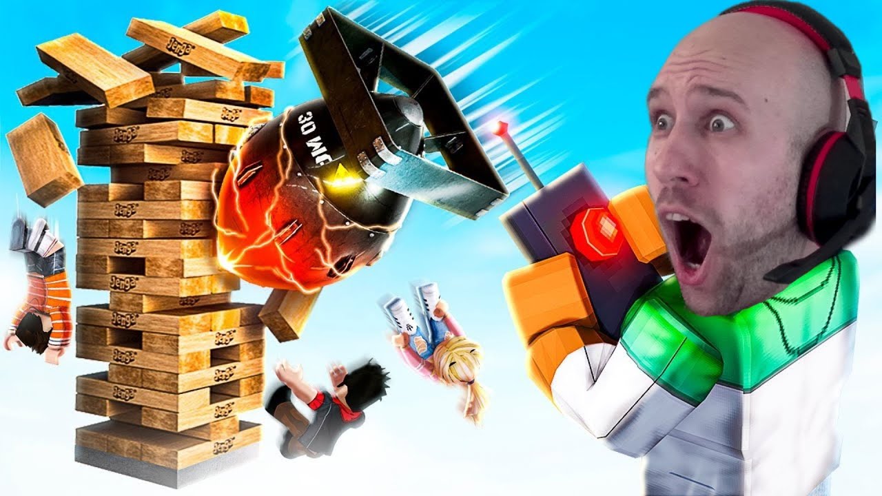 המשחק הכי קשה ברובלוקס ! ג'נגה ענק ! | Blocks n' Props