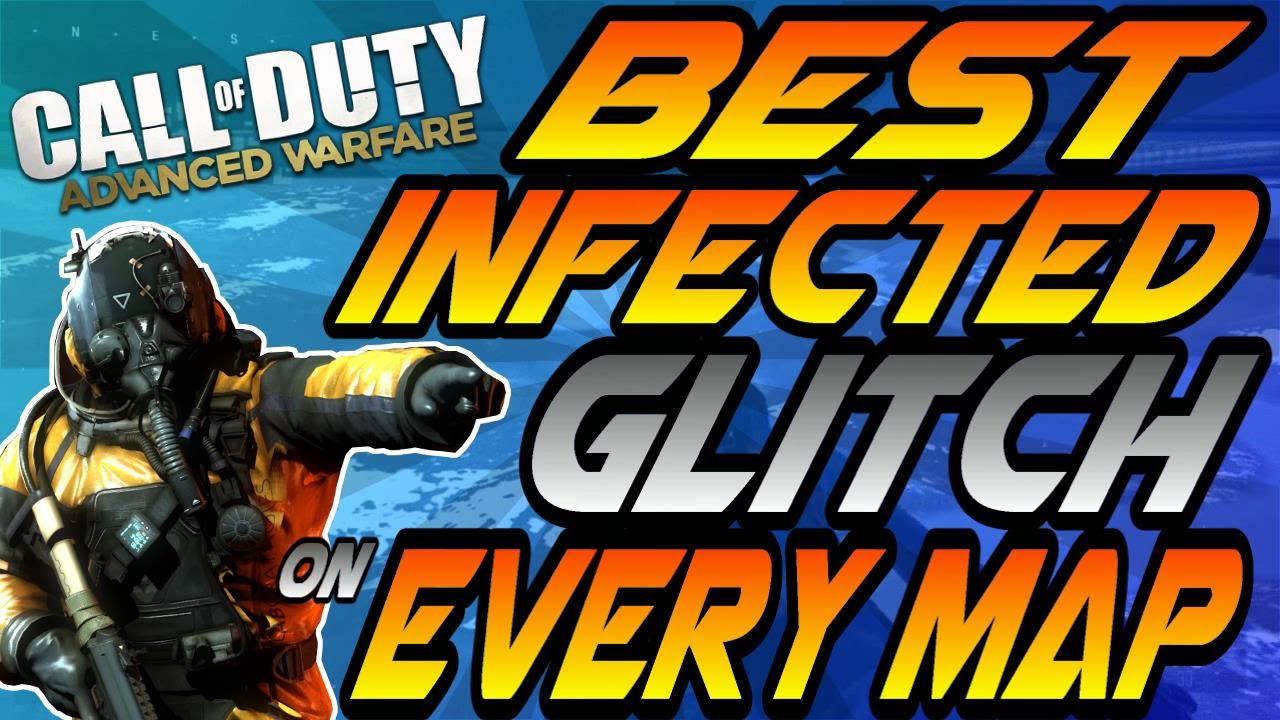 Best Unpatched Infected Glitch on EVERY BASE MAP! - Wallbreaches, Out of Maps, Hiding spots (CoD AW)