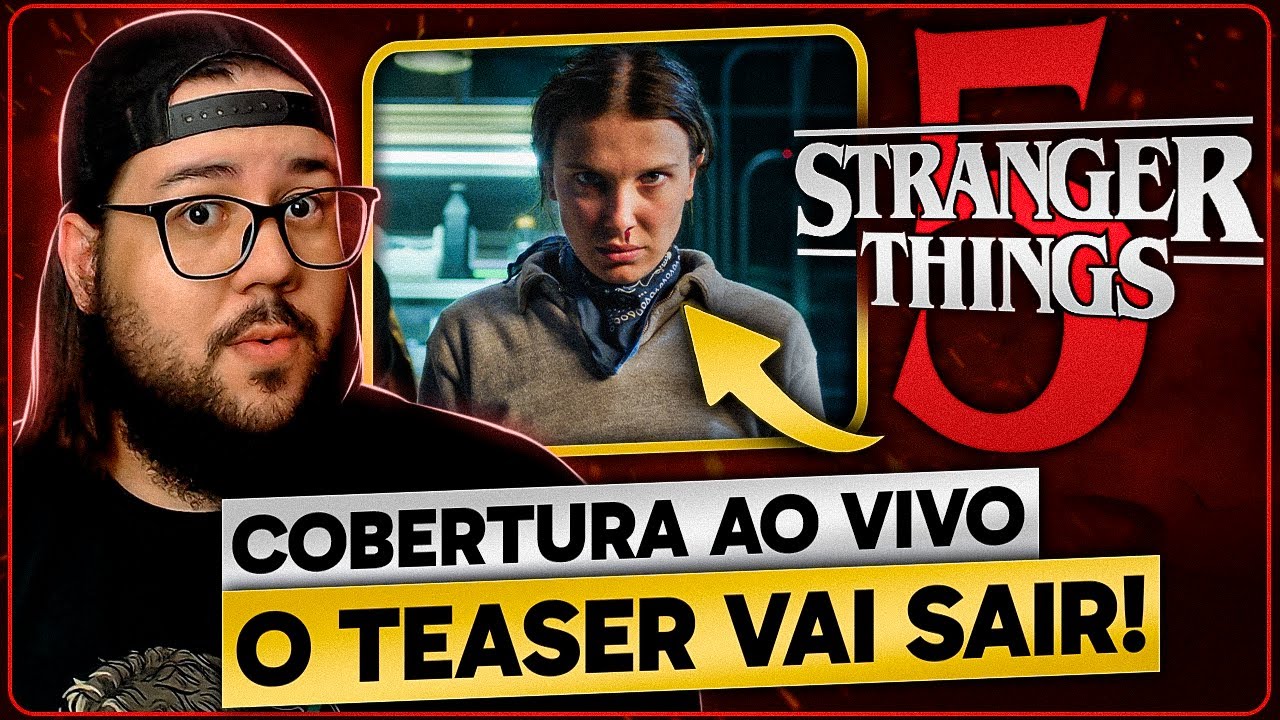 🚨TEASER DE STRANGER THINGS 5 A QUALQUER MOMENTO! - Cobertura ao vivo!