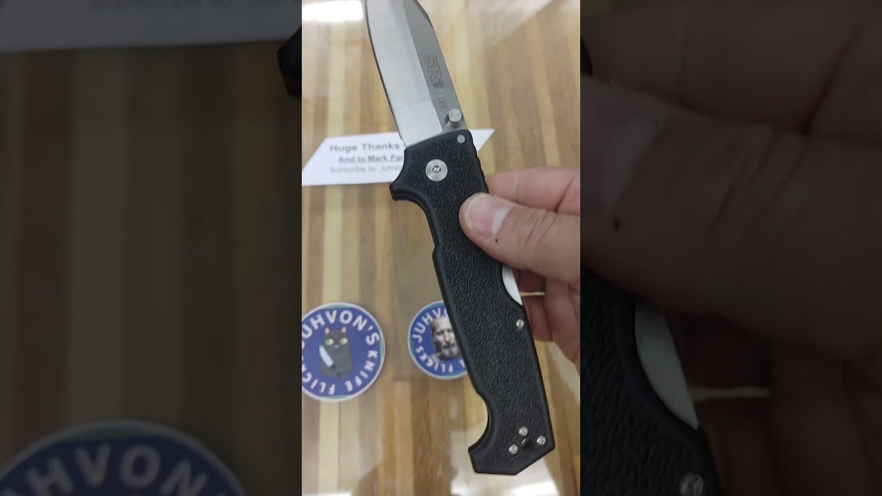Budget Knife Showcase:  Cold Steel SR1 Lite with Tri-Ad Lock