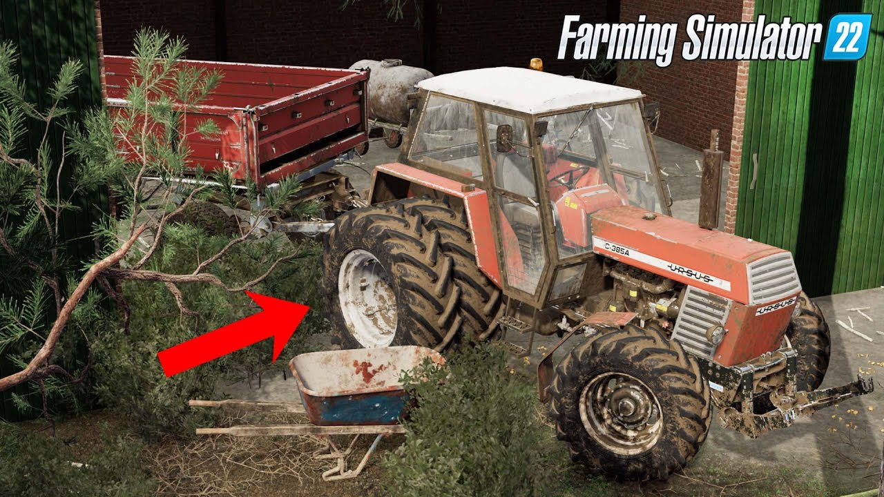 40 years old URSUS tractor ABANDONED for 15 years | Farm renovation | Farming Simulator 22