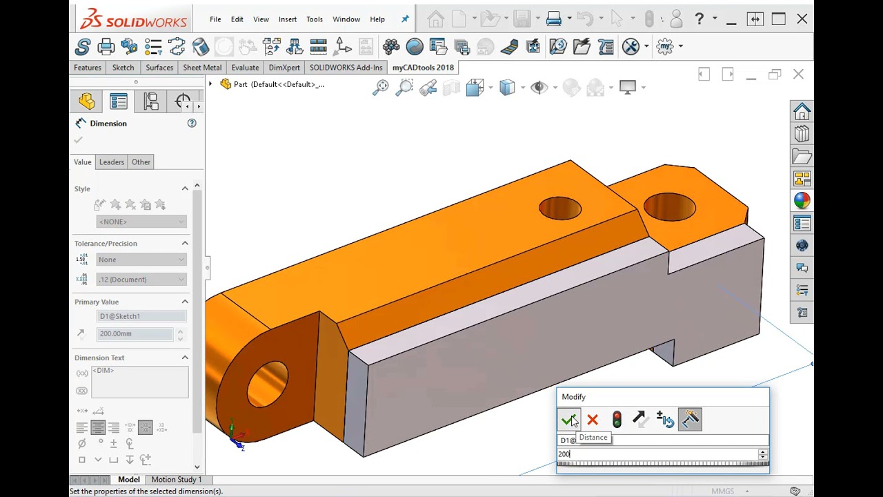 How to use myCADtools EntityProperties for SOLIDWORKS