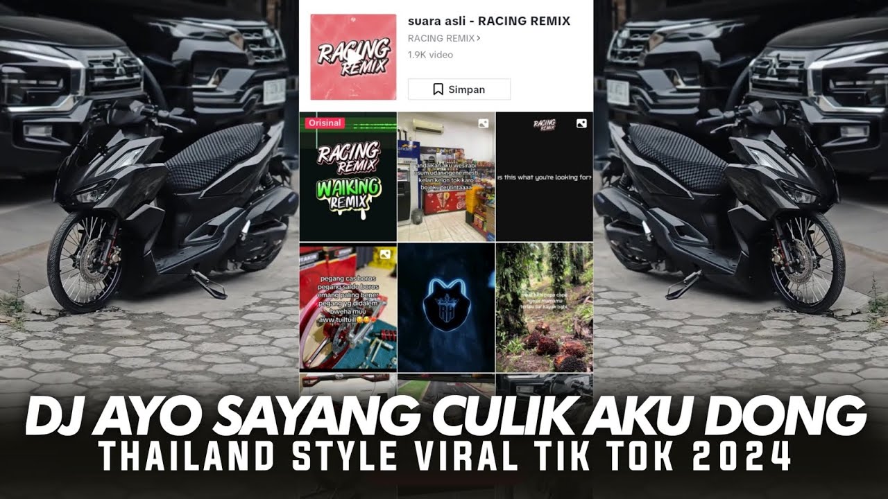 DJ AYO SAYANG CULIK AKU DONG THAILAND STYLE VIRAL TIK TOK 2024!!!
