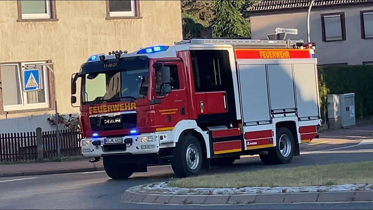 6 Einsätze in einer Nacht | Feuerwehr Sarstedt | B1-Brandgeruch + 5 Türöffnungen | 07.08 + 08.08.22