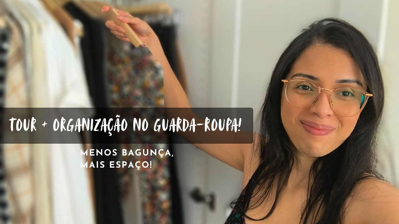 Rotina de organiza&ccedil;&atilde;o + desapego | Meu guarda-roupa (quase) minimalista!