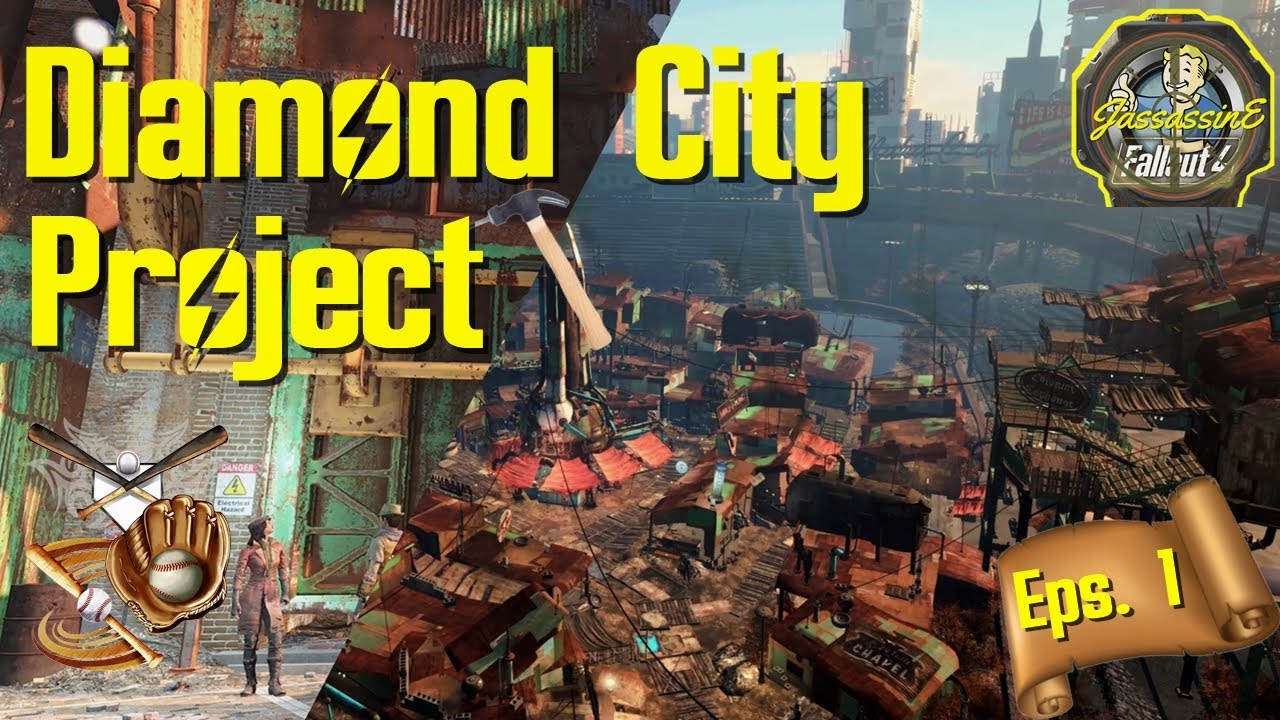 Fallout 4 - Diamond City Project - Creating The Layout