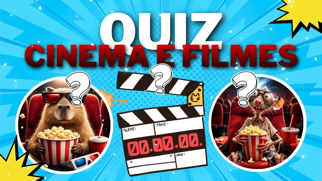 QUIZ!! CINEMA E FILMES!! TESTE SEU CONHECIMENTO DE MARATONISTA DE FILMES E SERIES!! 🎞️🍿(Quiz Up)