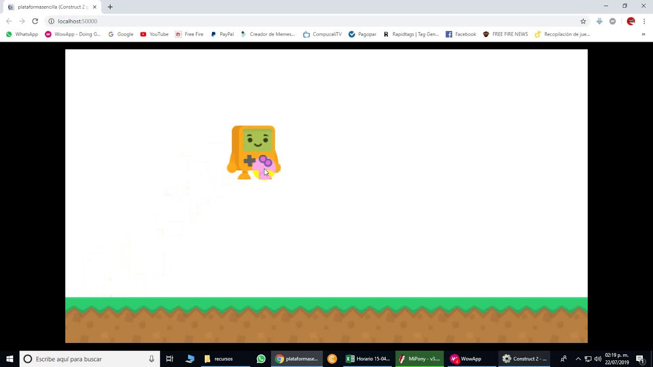 Como animar personaje en construct 2