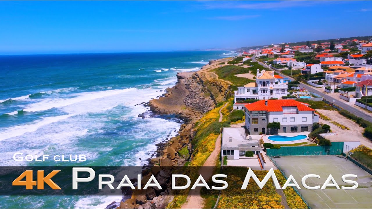 Praia das Maçãs 🇵🇹 Drone Aerial 4K | Lisbon PORTUGAL
