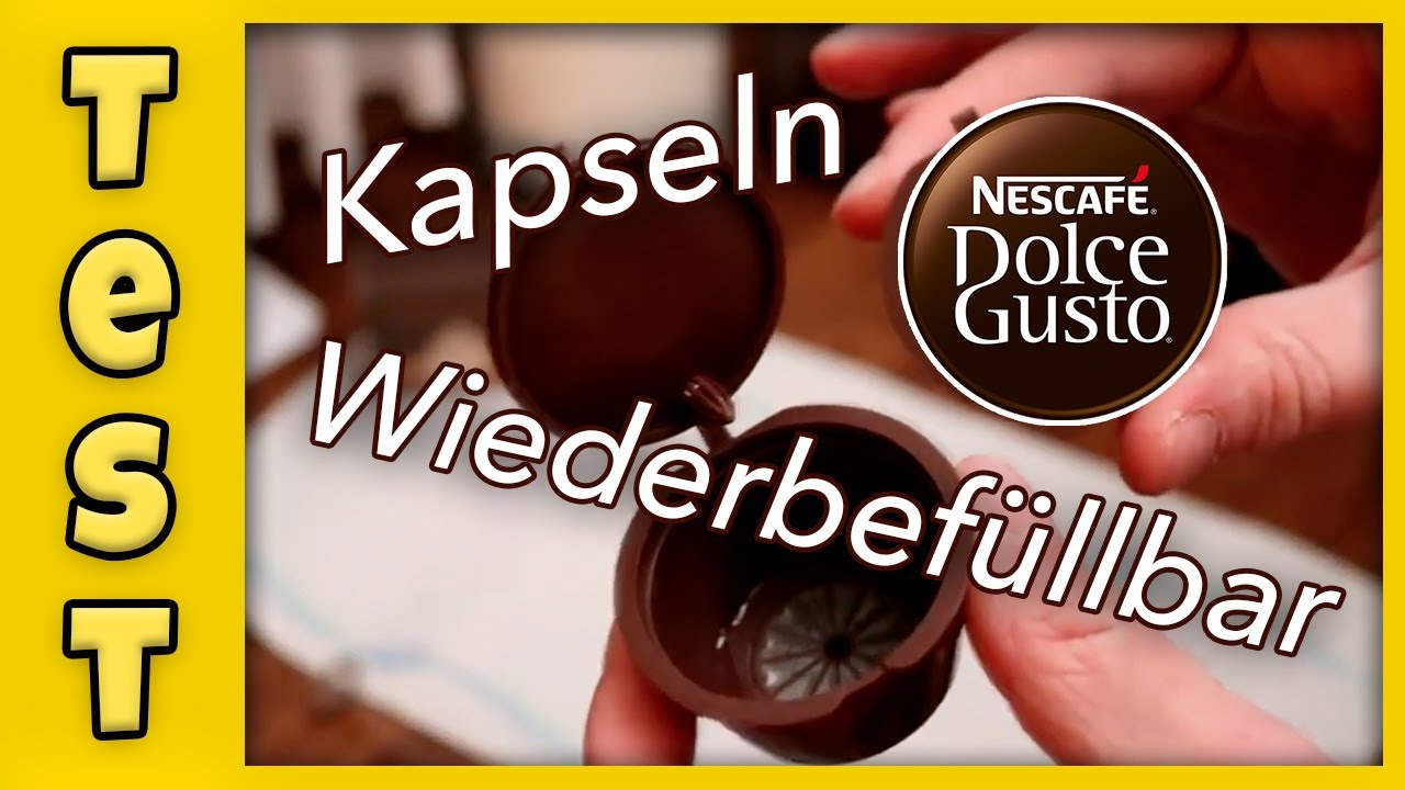 Nescaf&eacute; Dolce Gusto - Kapseln selbst bef&uuml;llen - wiederbef&uuml;llbare Kapseln im Test