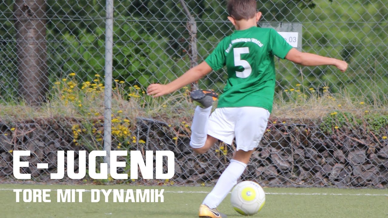 E-Jugend - Tore schießen mit Dynamik - Fußballübungen für Trainer #Kinderfußball