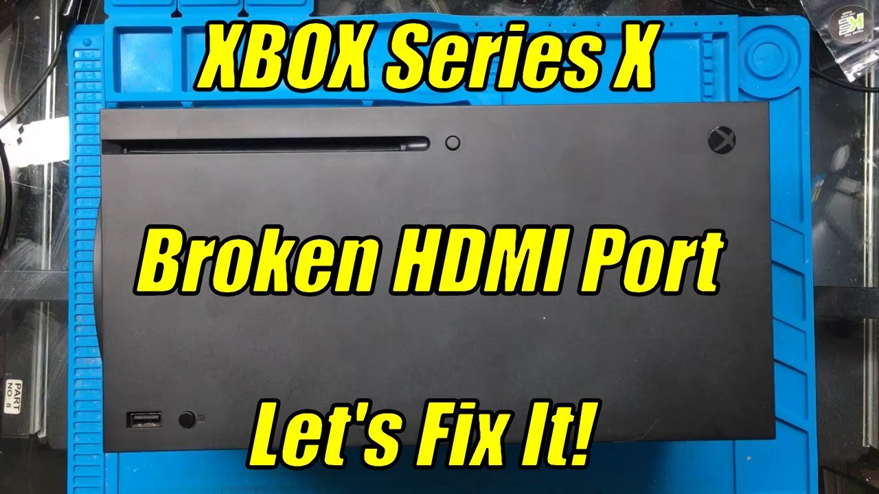 Ремонт XBOX Series X &mdash; замена сломанного разъема HDMI