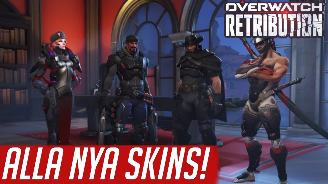 ALLA NYA SKINS - RETRIBUTION! [Overwatch]