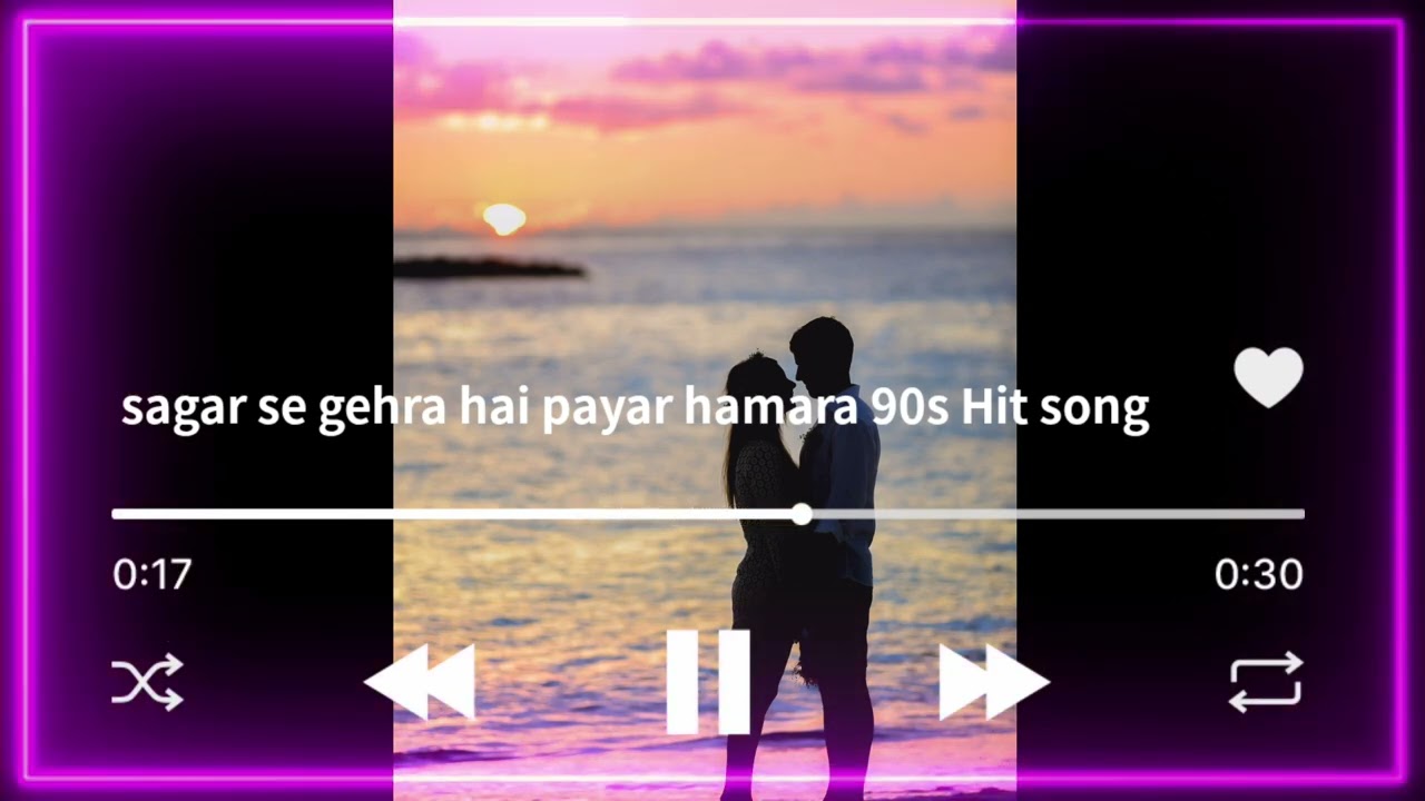 Sagar se gehra hai payar hamara 90s hit song 