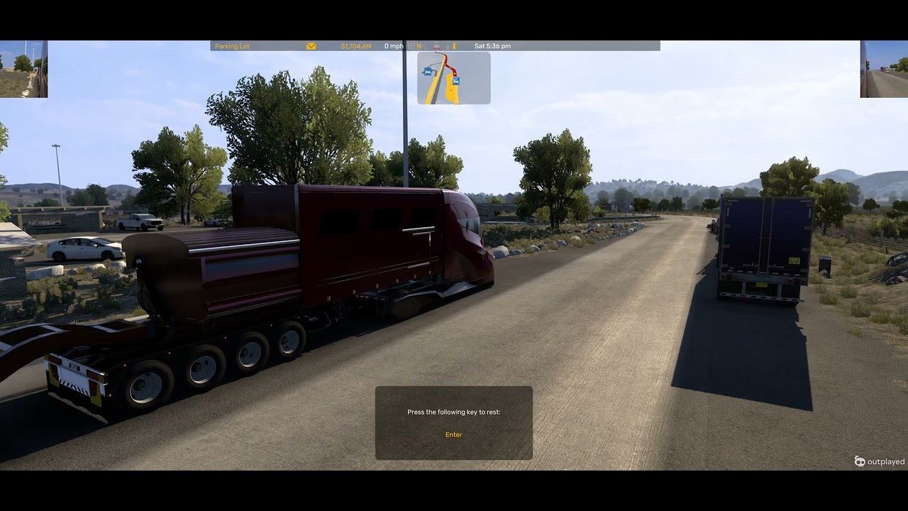 American Truck Simulator 02 13 2026 MORNING DRIVE BEFORE WORK TIME