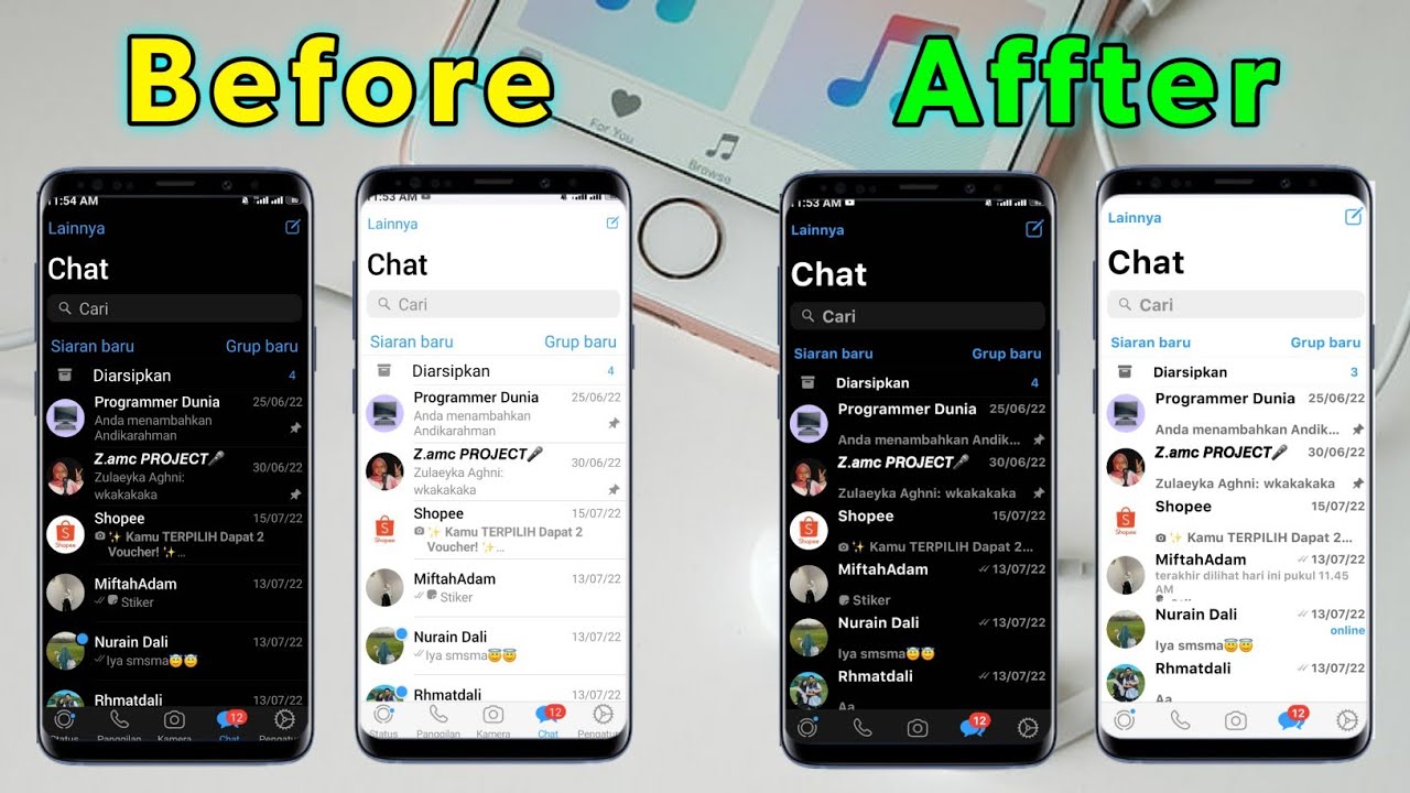 Theme Original For MBWhatsApp IOS + Seting Fitur Terbaru | Mirip Iphone Banget,,, Untuk MB v30 Beta!