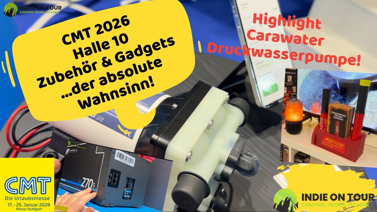 CMT 2026 - Wahnsinn - Halle 10 - Zubehör  & Gadgets Rundgang - braucht man das alles?