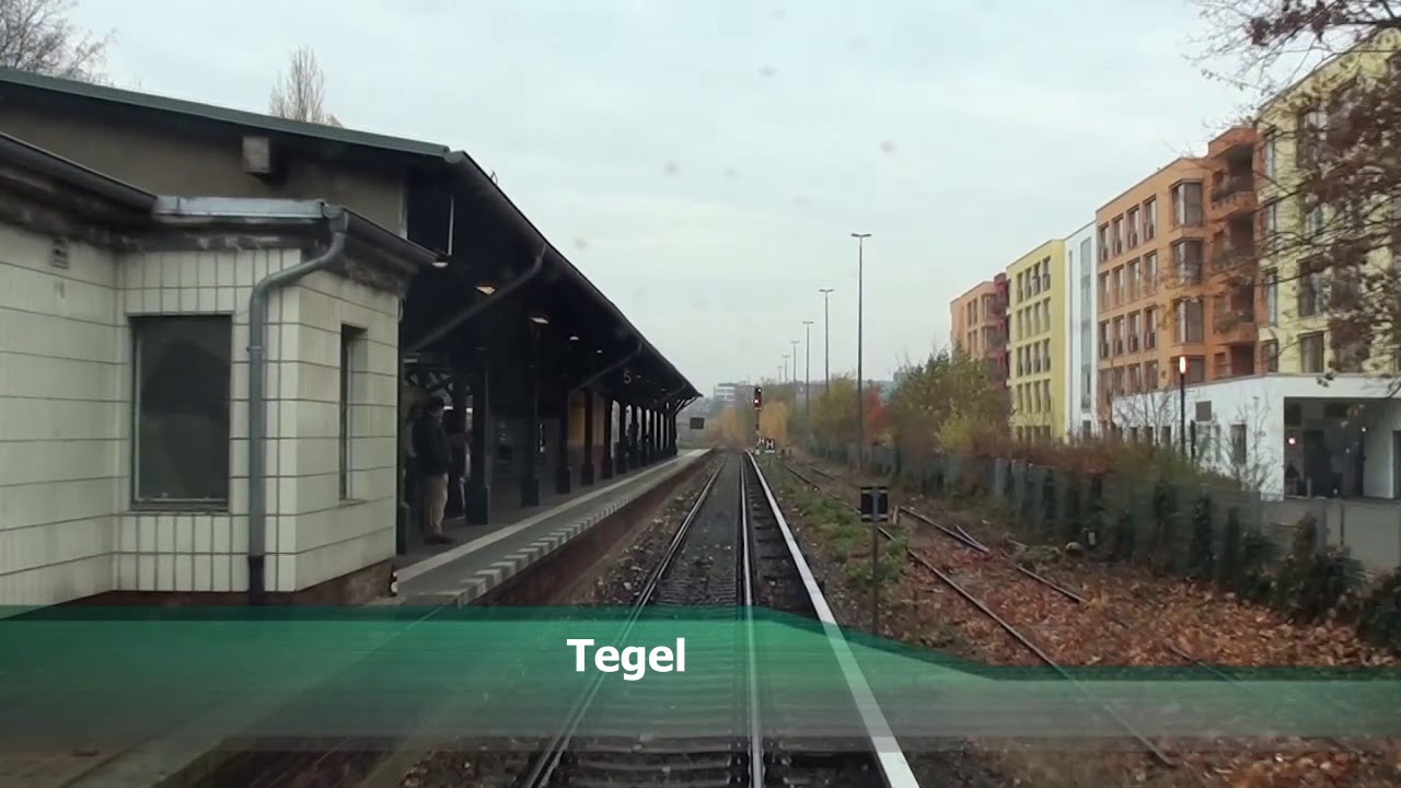 Führerstandsmitfahrt S-Bahn Berlin S25 Hennigsdorf - Gesundbrunnen