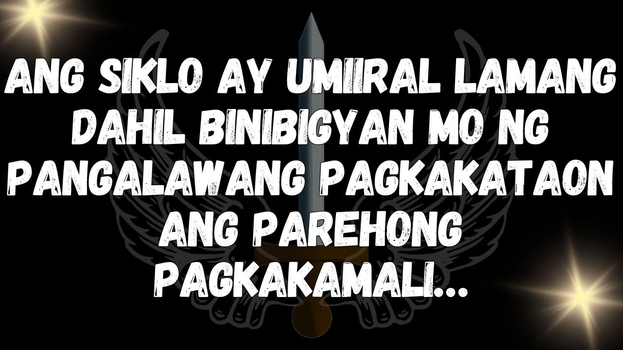 Ang siklo ay umiiral lamang dahil binibigyan mo ng pangalawang pagkakataon ang parehong pagkakamali…