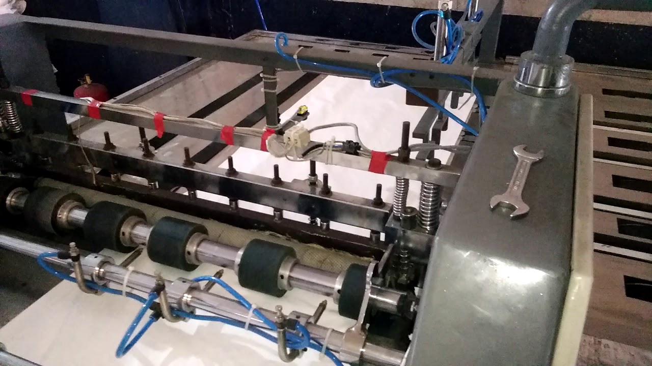 Plastic big bage making and folding process