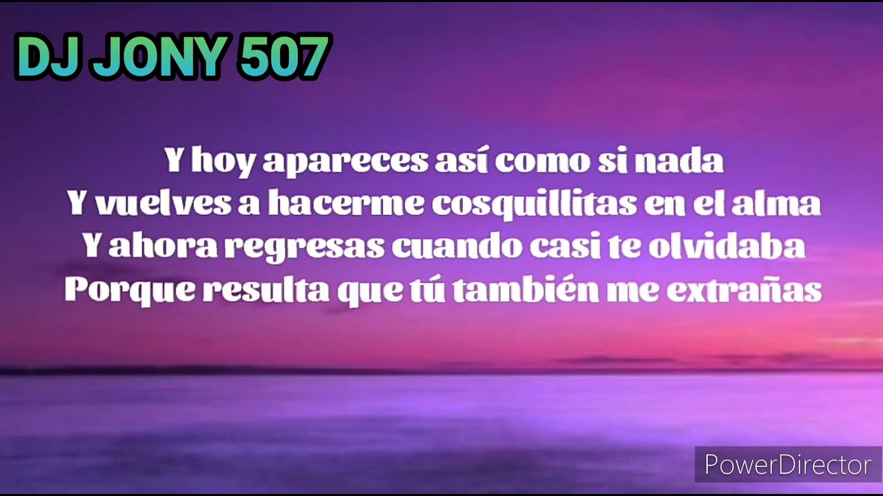 Karaoke Tipico - Vuelves  Jonathan Chavez - DJ JONY 507