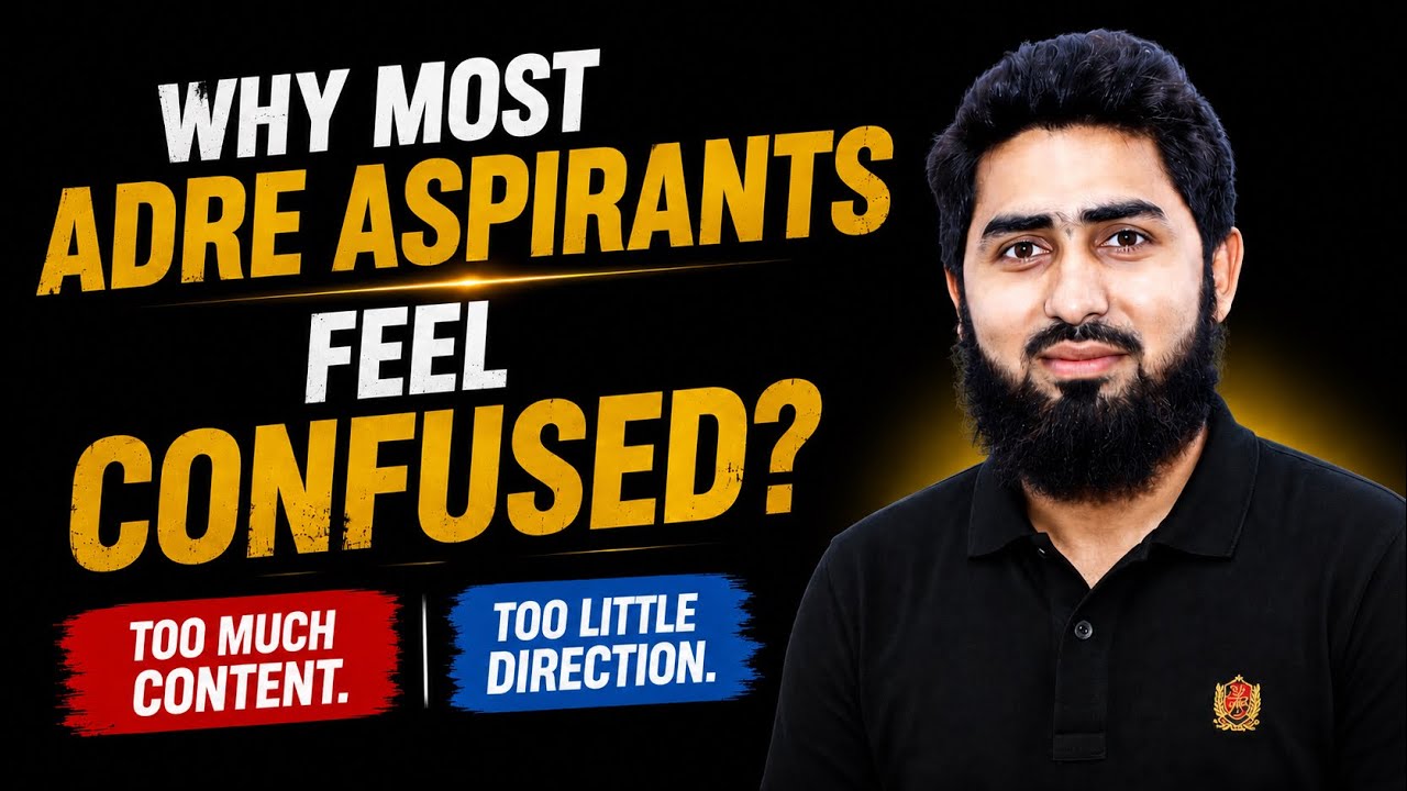 Why 90% of ADRE Aspirants Stay Confused | The Truth Nobody Tells You | Assam Exam Guide| Zahid Sir