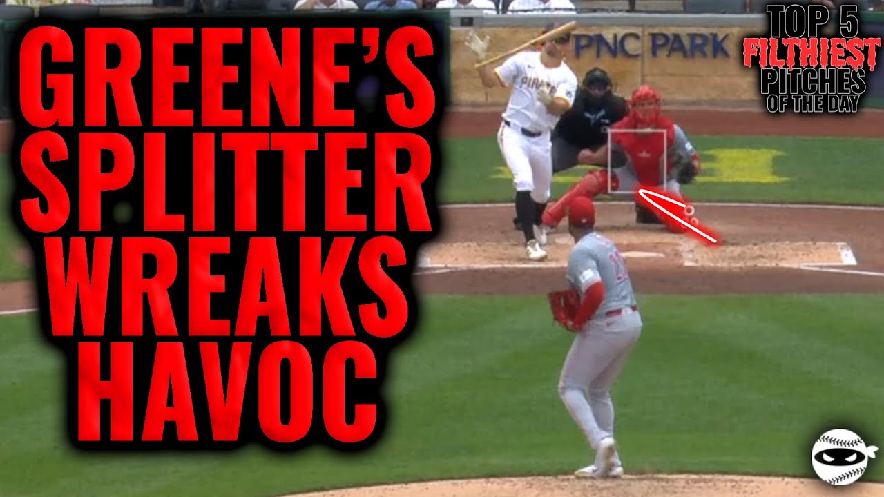 Hunter Greene UNLEASHES a Splitter from HELL! #mlb