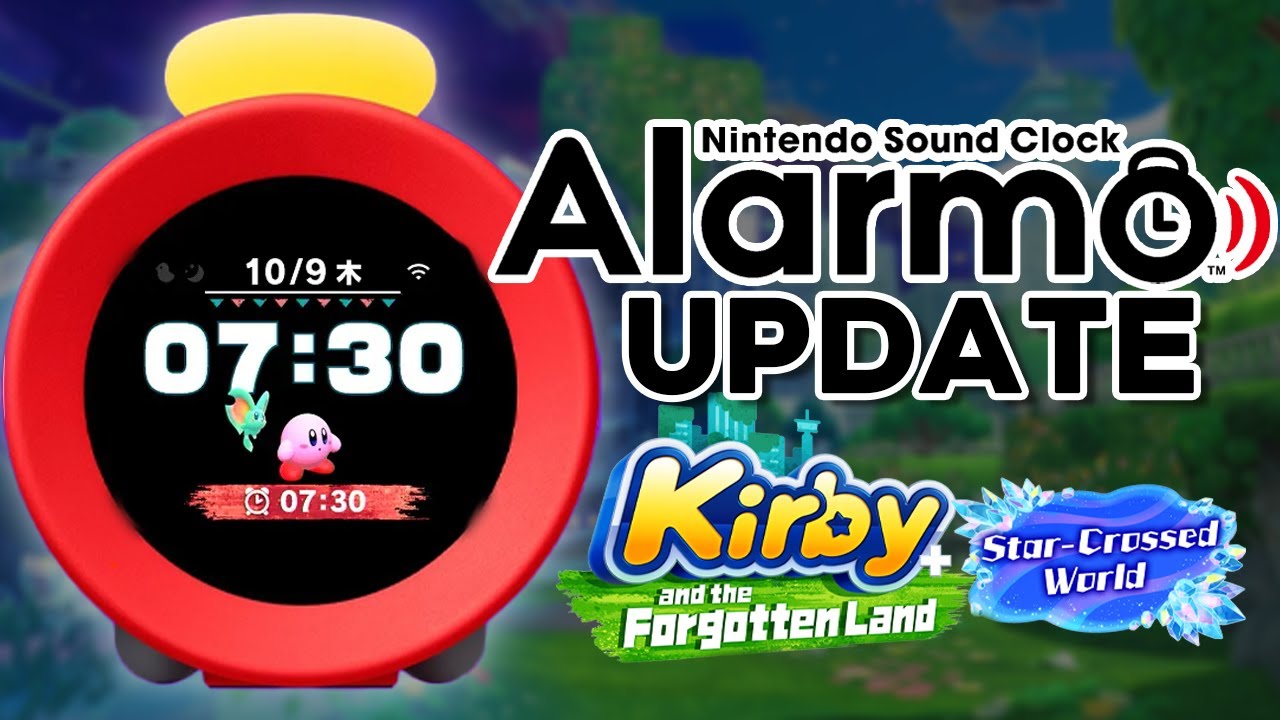 ПЕРВЫЙ ВЗГЛЯД НА ОБНОВЛЕНИЕ KIRBY — Nintendo Sound Clock: Alarmo