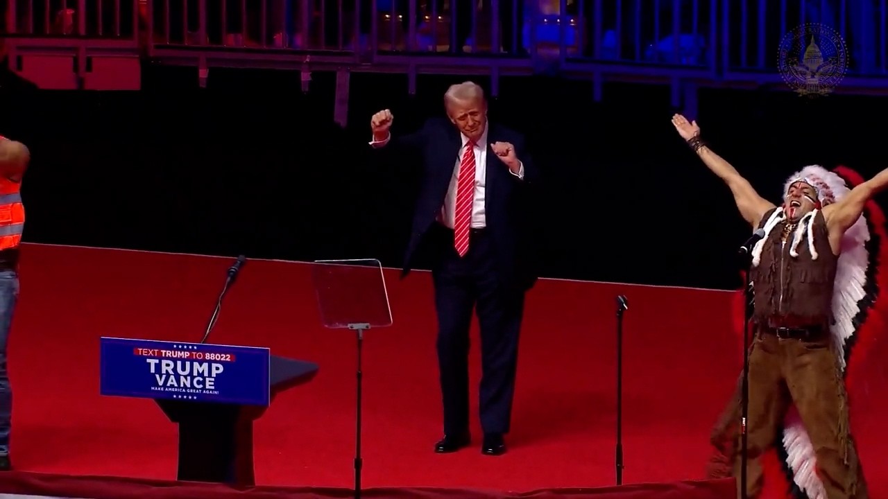 Trump Dances On Stage As Village People Perform ‘YMCA’ At Rally